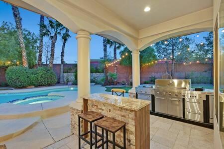 Lux 5Br Vegas Home W Pool, Spa, Games, Near Strip Las Vegas Exterior foto